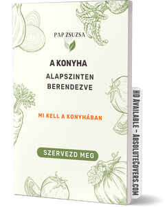 Alapszinten berendezett konyha