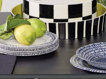 Bormioli Arcadia Grey 18 darabos étkészlet tányérok