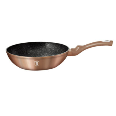 Metallic Rose Gold wok serpenyő
