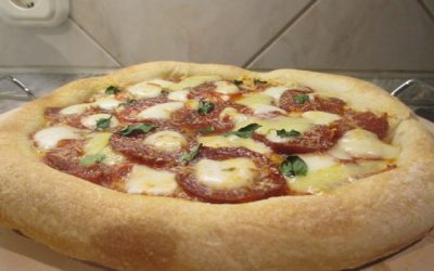 Pizza sütés otthon, sütőben