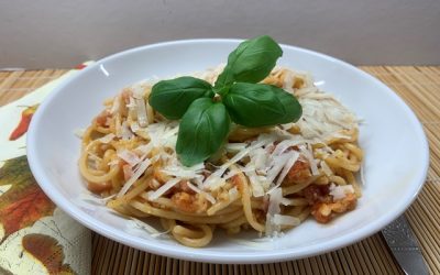 Spagetti Amatriciana wokban